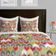 Deny Designs Sharon Turner Beach House Ikat Chevron Duvet Cover, Lightweight