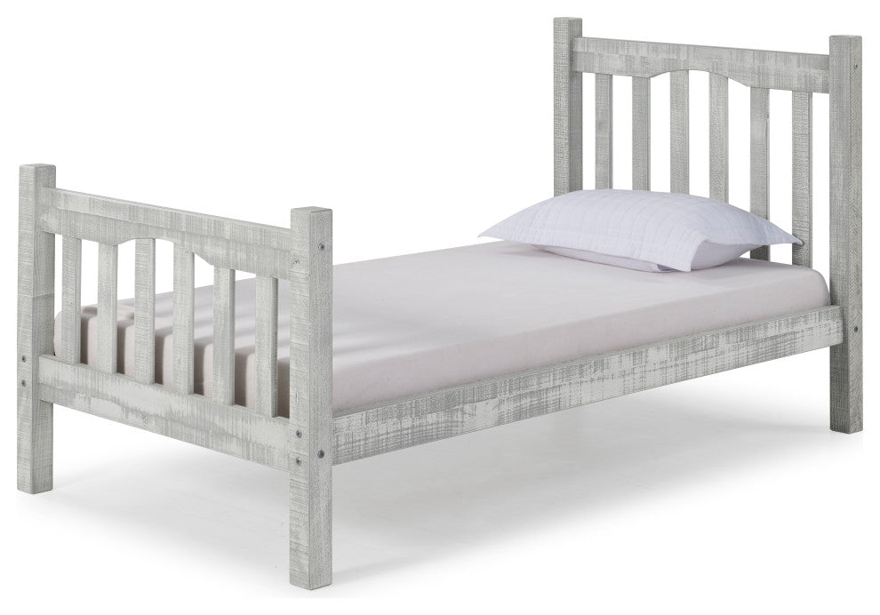 Mission Twin Bed, Gray