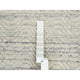 Beige Hand Loomed Variegated Textured Modern Design Wool Runner Rug, 2'6"x6'0"