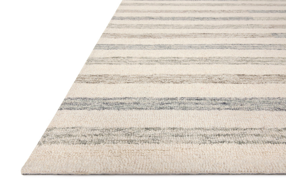 Chris Loves Julia x Loloi Chris Ivory / Slate 7'-9" x 9'-9" Area Rug