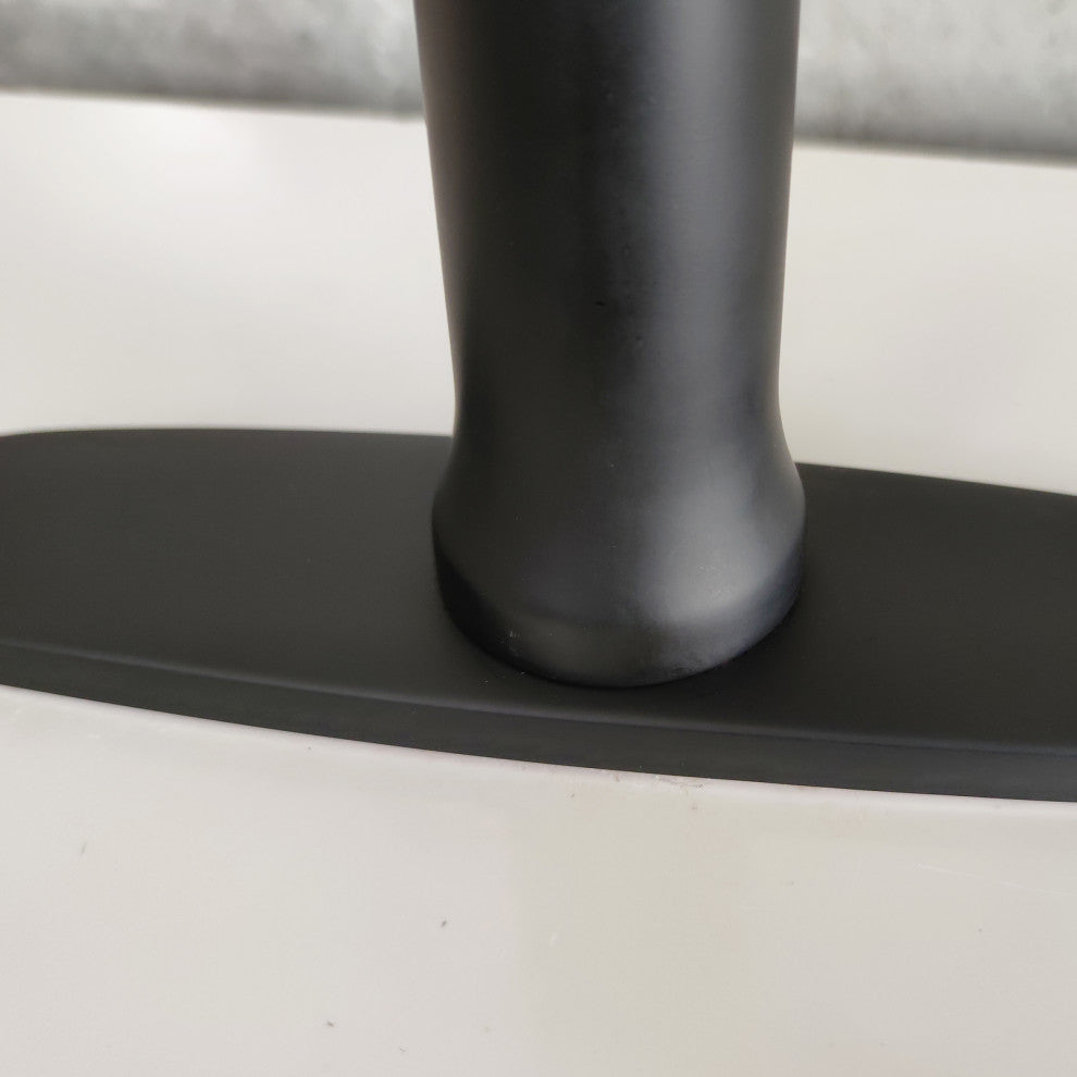 Matte Black Stainless Steel Single Handle Pull Out Kitchen Sink Faucet