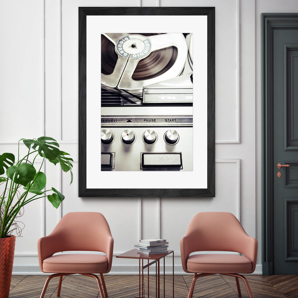 "Record" Matted and Framed, 52"x36"
