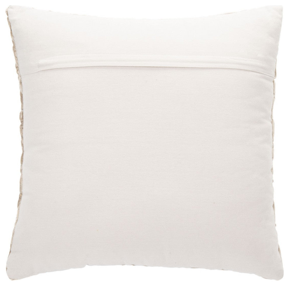 Safavieh Harla Pillow, Beige, 1'6" Square