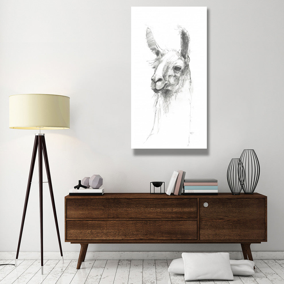"Bianca Pencil" Digital Paper Print by Avery Tillmon, 32"x62"