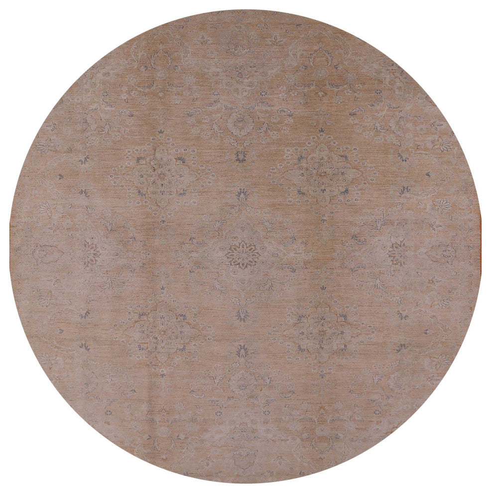 Ahgly Company Indoor Round Mid-Century Modern Area Rugs, 3' Round