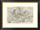 "Paris, France, 1762" Framed Digital Print by Cesar-Francois Cassini, 32x25"