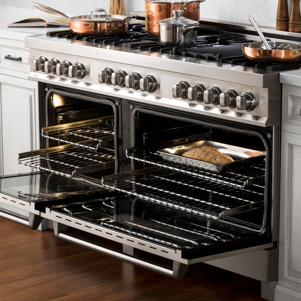 ZLINE Freestanding Range, Stainless Steel, Dual Fuel, RA60