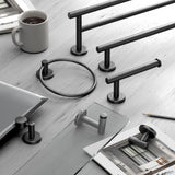 Latitude II Robe Hook, Matte Black, Double