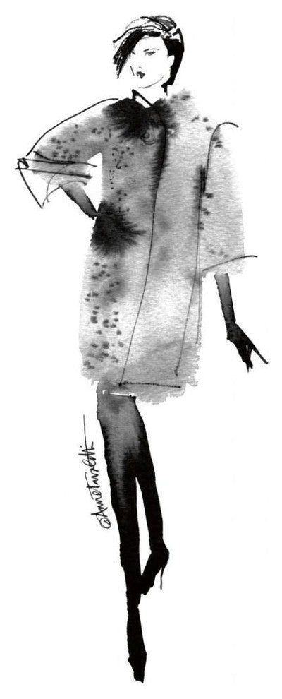 "Modern Fashion II" Digital Paper Print by Anne Tavoletti, 30"x37"
