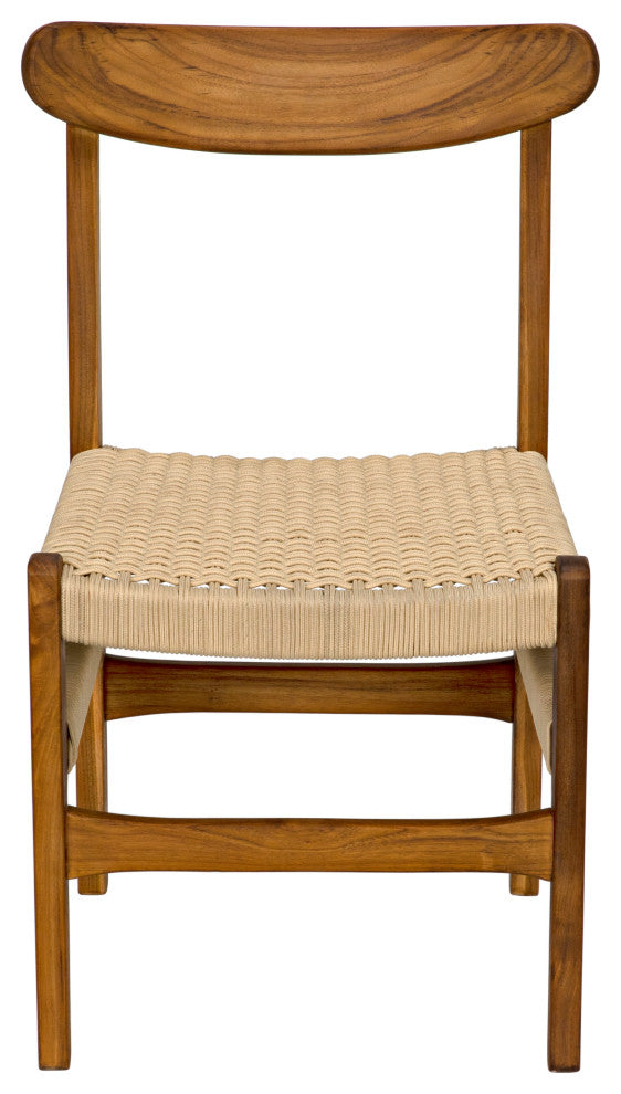 Shagira Chair, Teak With Woven Rope