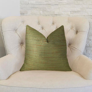 Plutus Honeysuckle Handmade Throw Pillow, (Double sided  12" x 25")