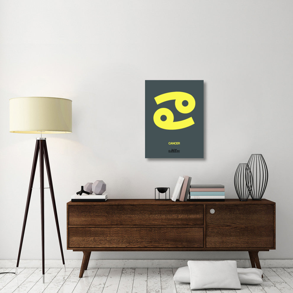 "Cancer Zodiac Sign Yellow" Fine Art Print