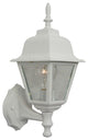 Coach Lights 1-Light Wall Lantern in Textured White