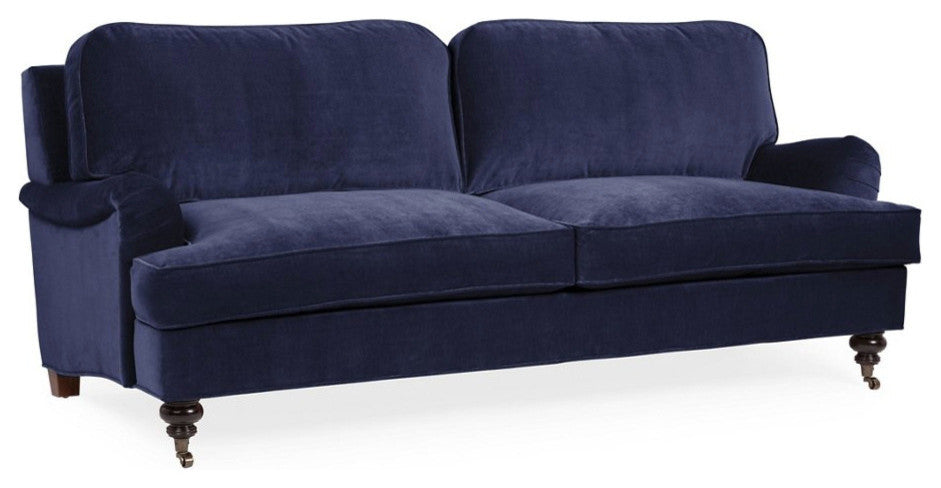 Gavin 84" Sofa, Navy Performance Velvet