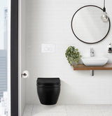 Dual Button Actuator Plate, Matte White