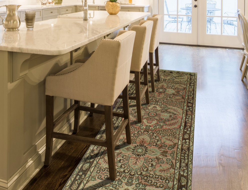 Fine Vintage Distressed Dexther Rust Rug
