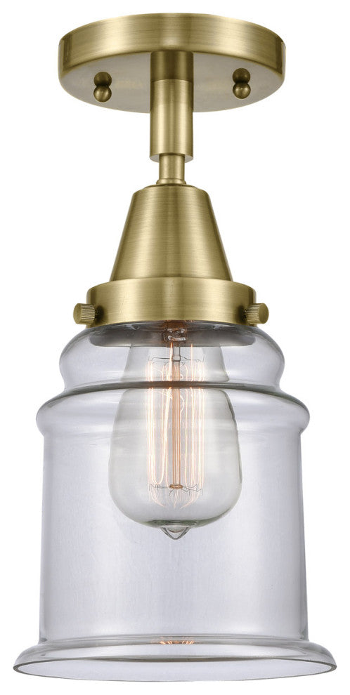 Innovations Lighting 447-1C-AB-G182-LED Canton 1 Light 6" Flush Mount