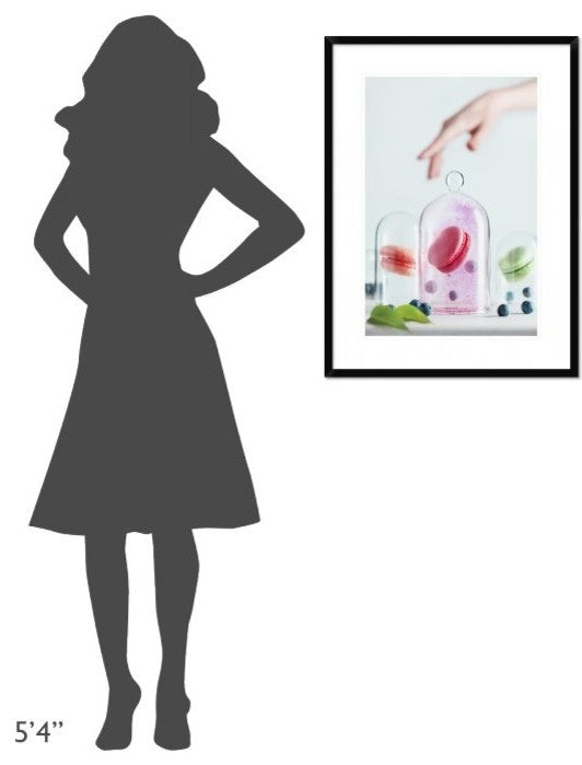 "Precious Macarons" Framed Digital Print by Dina Belenko, 24x32"