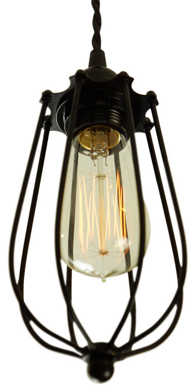 Single Pendant Cage Light