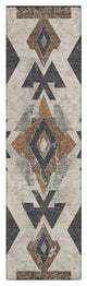 Machine Washable Indoor/Outdoor Chantille ACN1882 Beige 2'3" x 7'6" Runner Rug