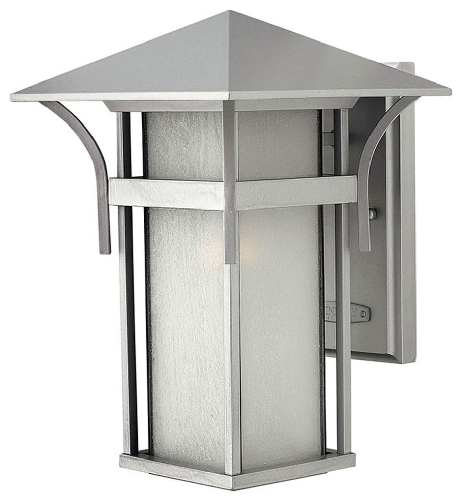 Hinkley Harbor Medium Wall Mount Lantern, Titanium