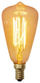 Squirrel Cage Teardrop 25 Watt Edison Bulb, E12 Base, Set of 6