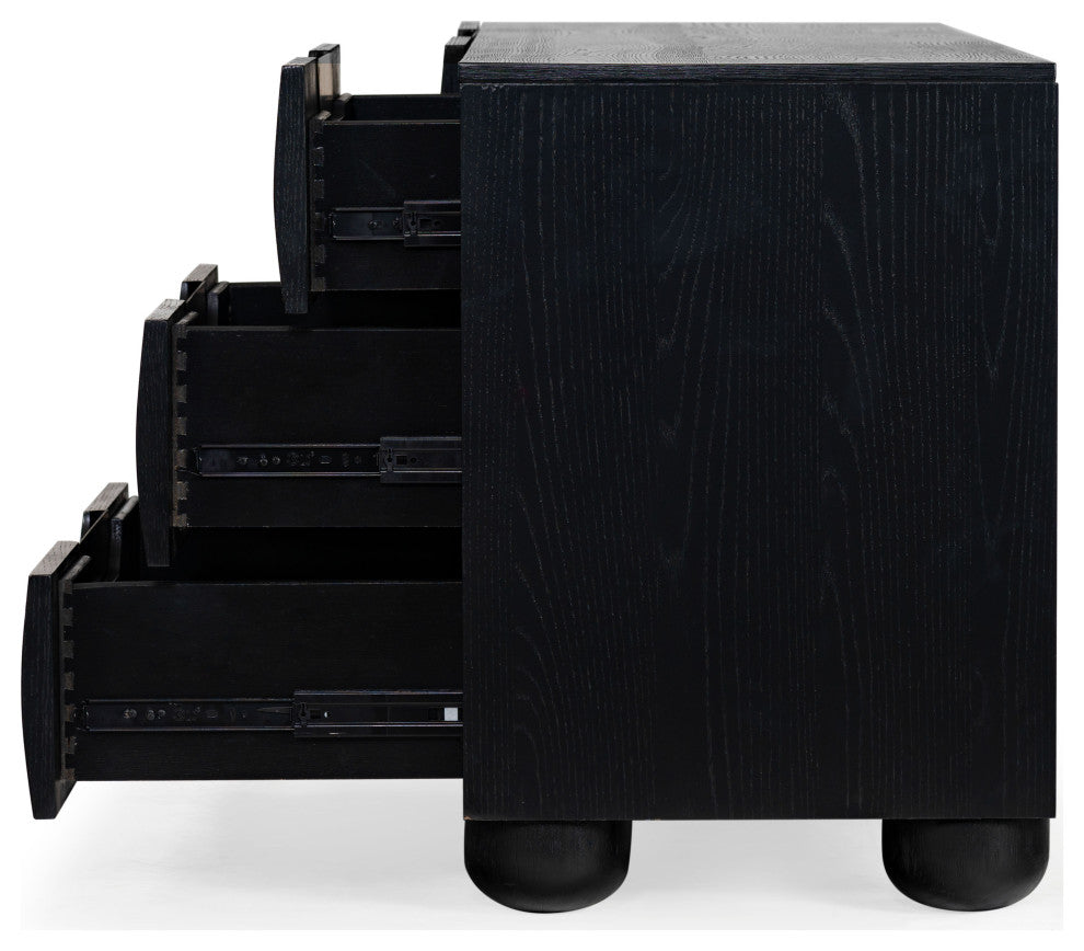 Safavieh Couture Beethoven 6 Drawer Dresser, Black