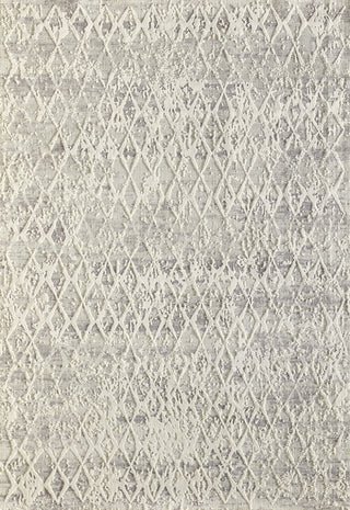 Quartz 27039-111 Area Rug, Ivory And Silver, 2'2"x7'7" Runner