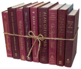 Decorative Books - Bordeaux Book Bundle - 1 foot of Red Books