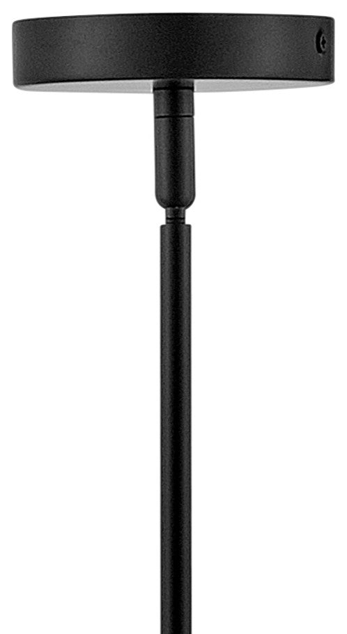 Lark Orla 36" Medium Single Tier Chandelier, Black + Lacquered Brass