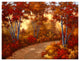 "Golden Birch" Digital Paper Print by Diane Romanello, 24"x15"