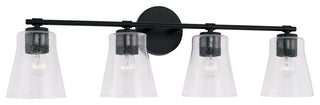 Capital Lighting 146941-533 Baker 4 Light 32"W Bathroom Vanity - Matte Black