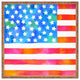 Betsy Olmsted Old Glory Patriot Square Tray