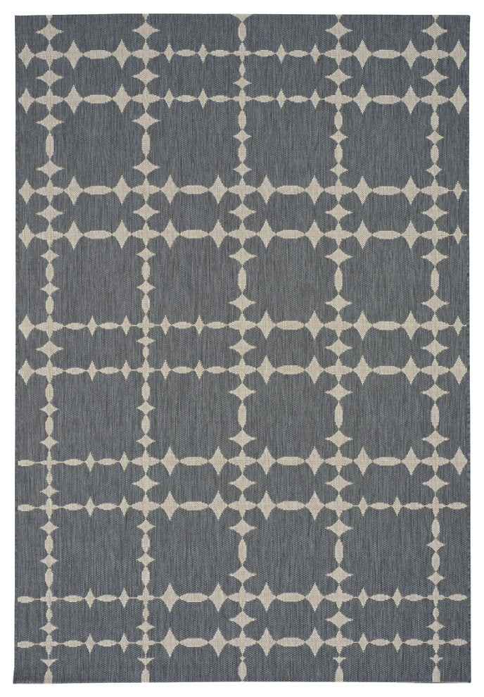 Capel COCOCOZY Elsinore-Tower Court Coal 4738_300 Machine Woven Rugs - 5' 3" X 7