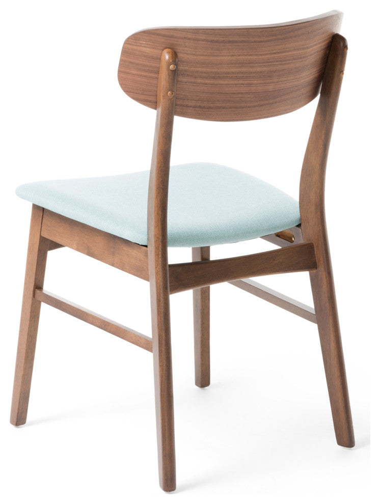 GDF Studio Lucille Mid-Century Modern 5 Piece Dining Set, Mint