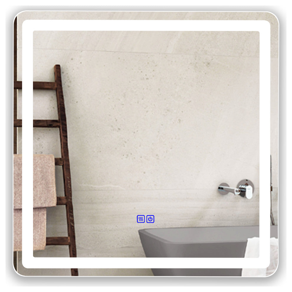 CHLOE Lighting SPECULO Back Lit LED Mirror 6000K, Daylight White, 28"