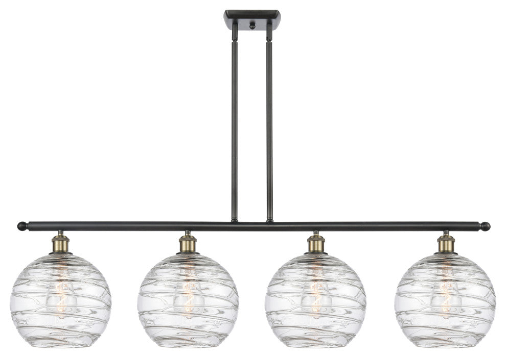 Innovations Lighting 516-4I-BAB-G1213-10 Deco Swirl 4 Light 48" Island Light