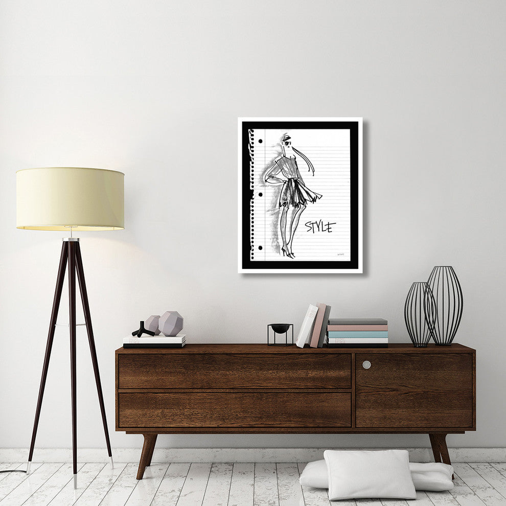 "Doodle Style" Digital Paper Print by Anne Tavoletti, 30"x37"