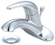 Single Handle Bathroom Faucet, Polished Chrome