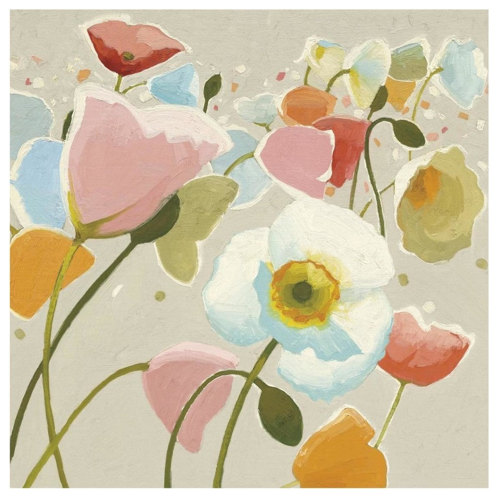 "Backlit Confetti v2" Digital Paper Print by Shirley Novak, 42"x42"