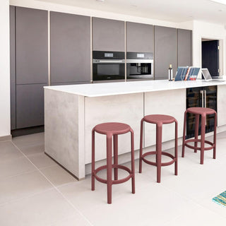 Tom Resin Counter Stool Marsala