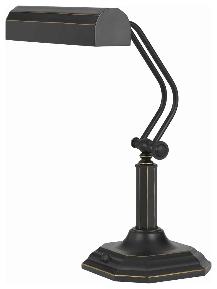 Benzara BM223700 7 Watt LED Piano Lamp with 3000K Color Temperature, Black