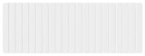 CastelloUSA Diatomite Quick-Dry Stone Bath Mat, 58"x21" , Extra Large, White