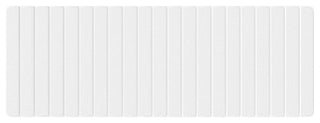CastelloUSA Diatomite Quick-Dry Stone Bath Mat, 58"x21" , Extra Large, White