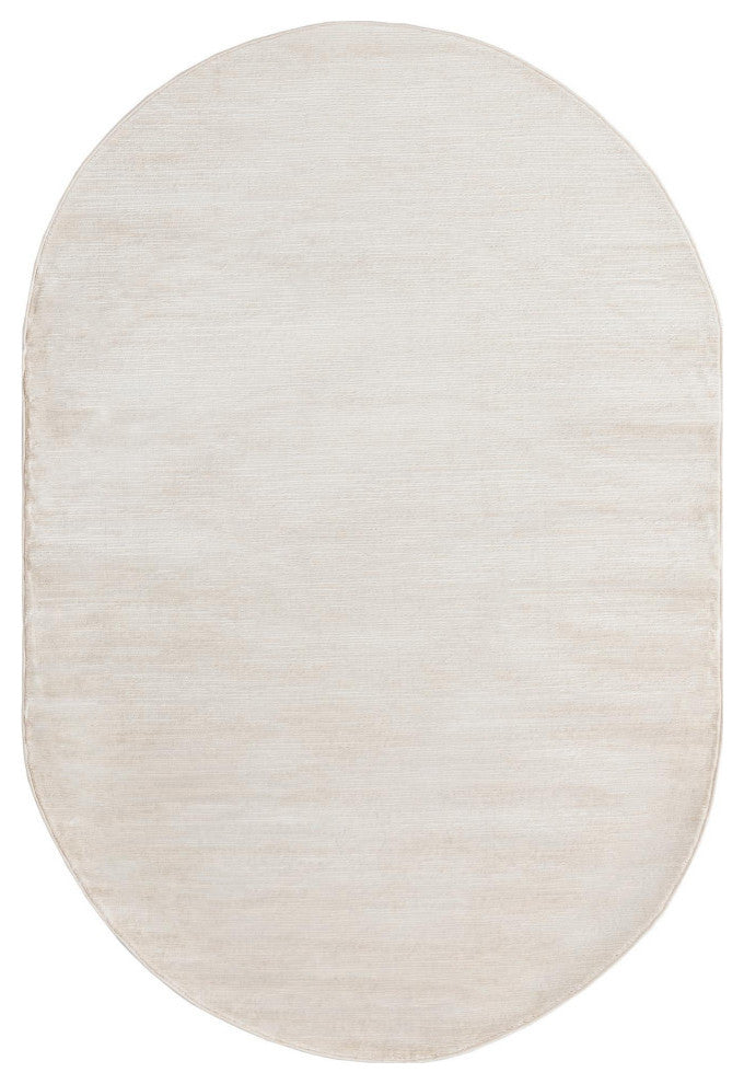 Unique Loom Kate Finsbury Rug, Ivory, 7'10"x10' Oval