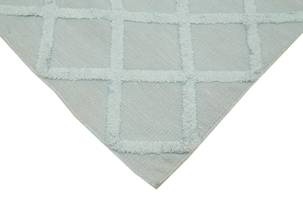 Rug N Carpet - Hand-knotted Modern Design 8' 1'' x 10' Wool Flatweave Kilim Rug