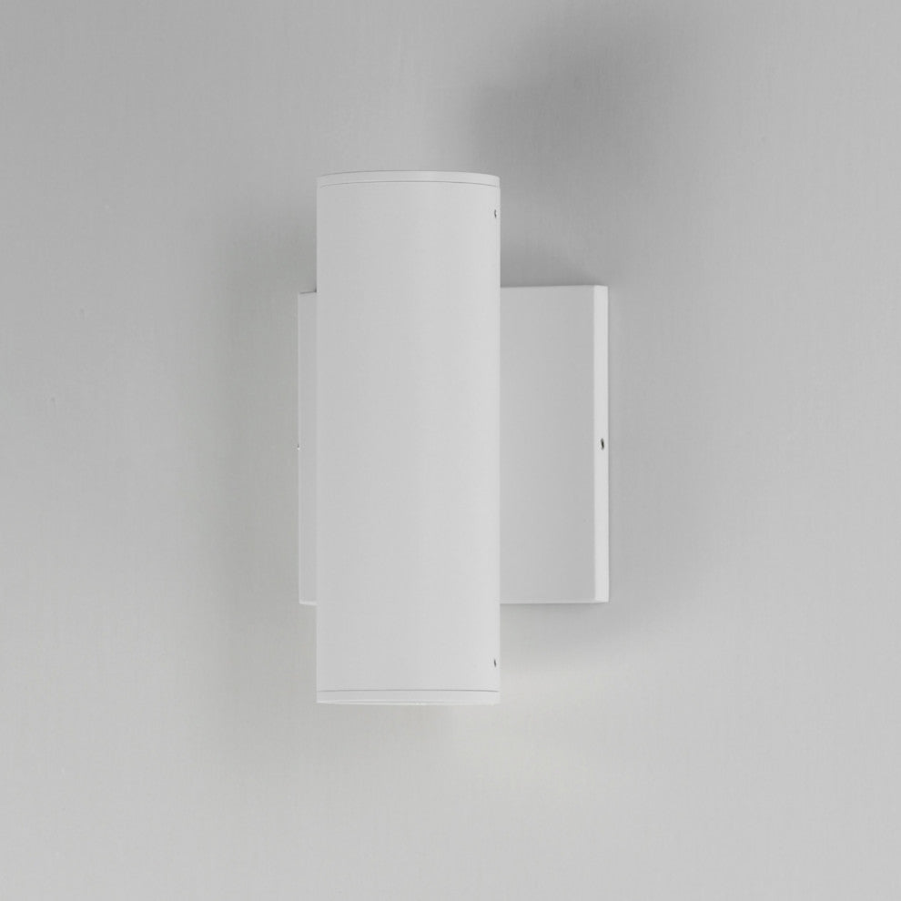 Maxim 86431 Calibro 2 Light 8" Tall LED Outdoor Wall Sconce - White