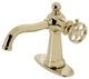 KSD3542RKX Single-Handle Bathroom Faucet With Push Pop-Up, Polished Brass