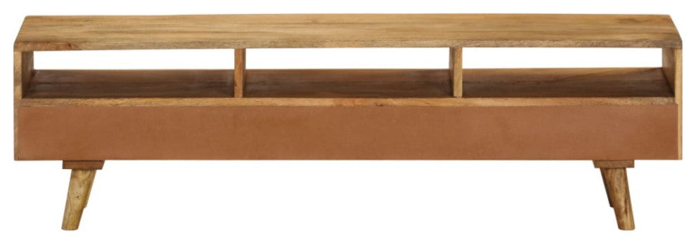 vidaXL TV Cabinet Solid Mango Wood 55.1"x11.8"x16.1"