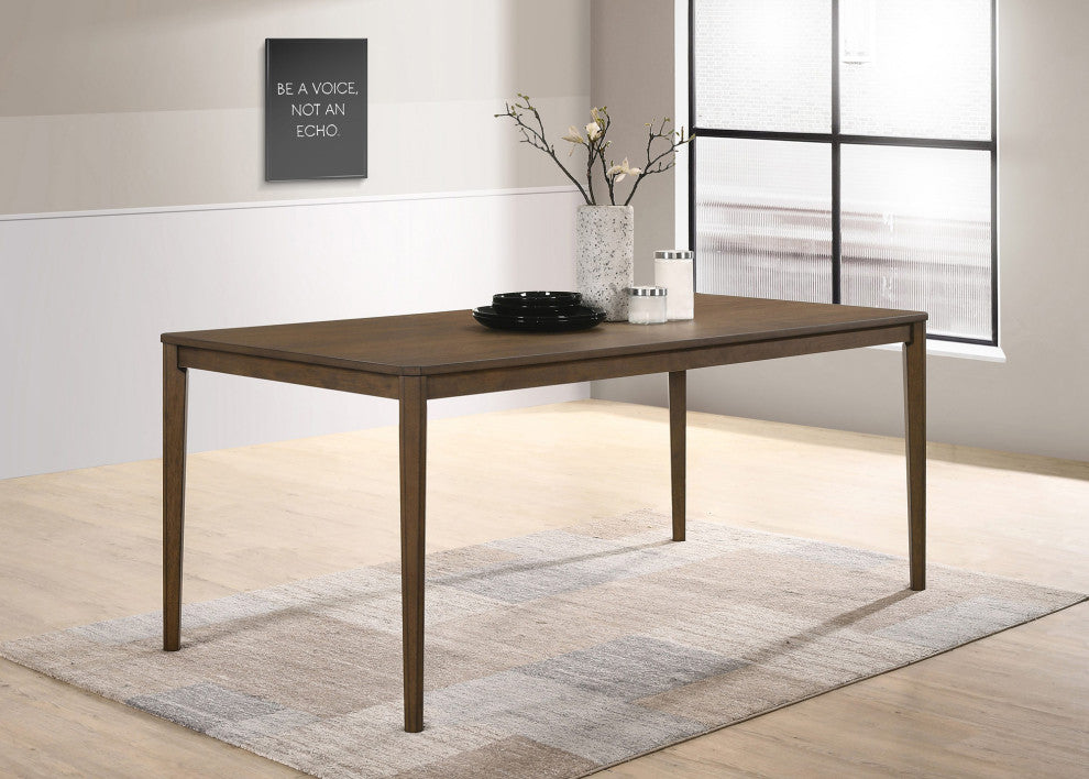 Rectangular Wood Dining Table, Walnut
